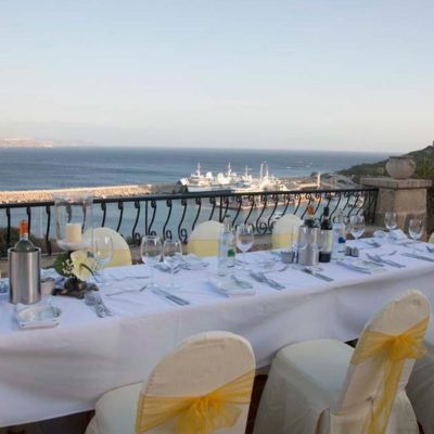 dining with a view local food local wine events visitor attraction seating sunset romantic design breakfast lunch dinner outdoor alfresco summer restaurant Gozo food art gastronomy Malta dinner lunch elegance quality good food wine dine