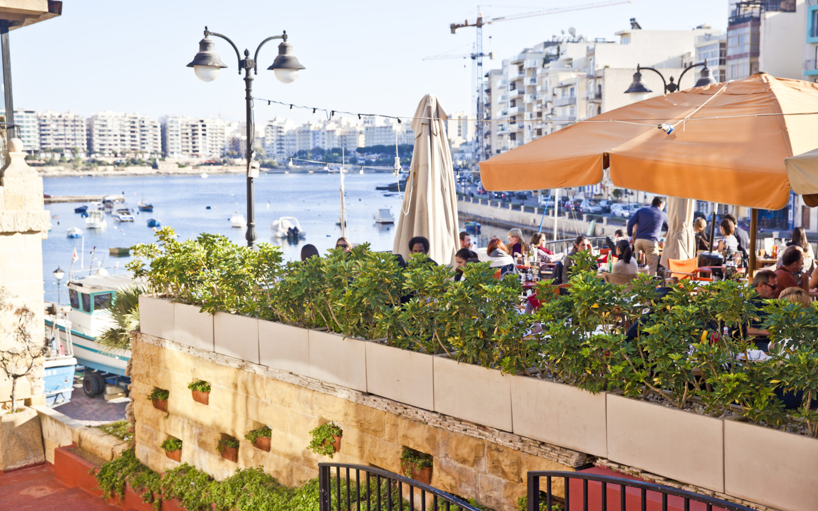 Malta Quallity Restaurant seaside and outdoor seating